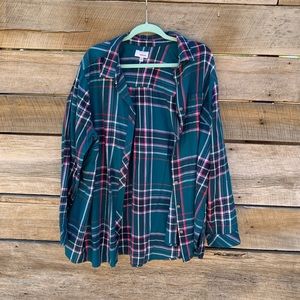 3X Plus Size Flannel